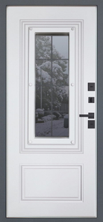 Стальная дверь "Изольда с окном (терморазрыв 3к)"