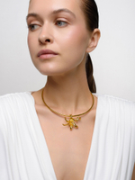 Обруч "Flat lily" Gold