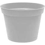 Горшок для цветов Mint D240мм, 5л с поддоном (серый)