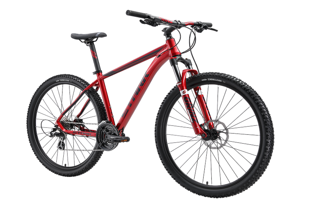 Велосипед 29" Stark'24 Router 29.3 HD р.18"  ярко-красный/темно-фиолетовый