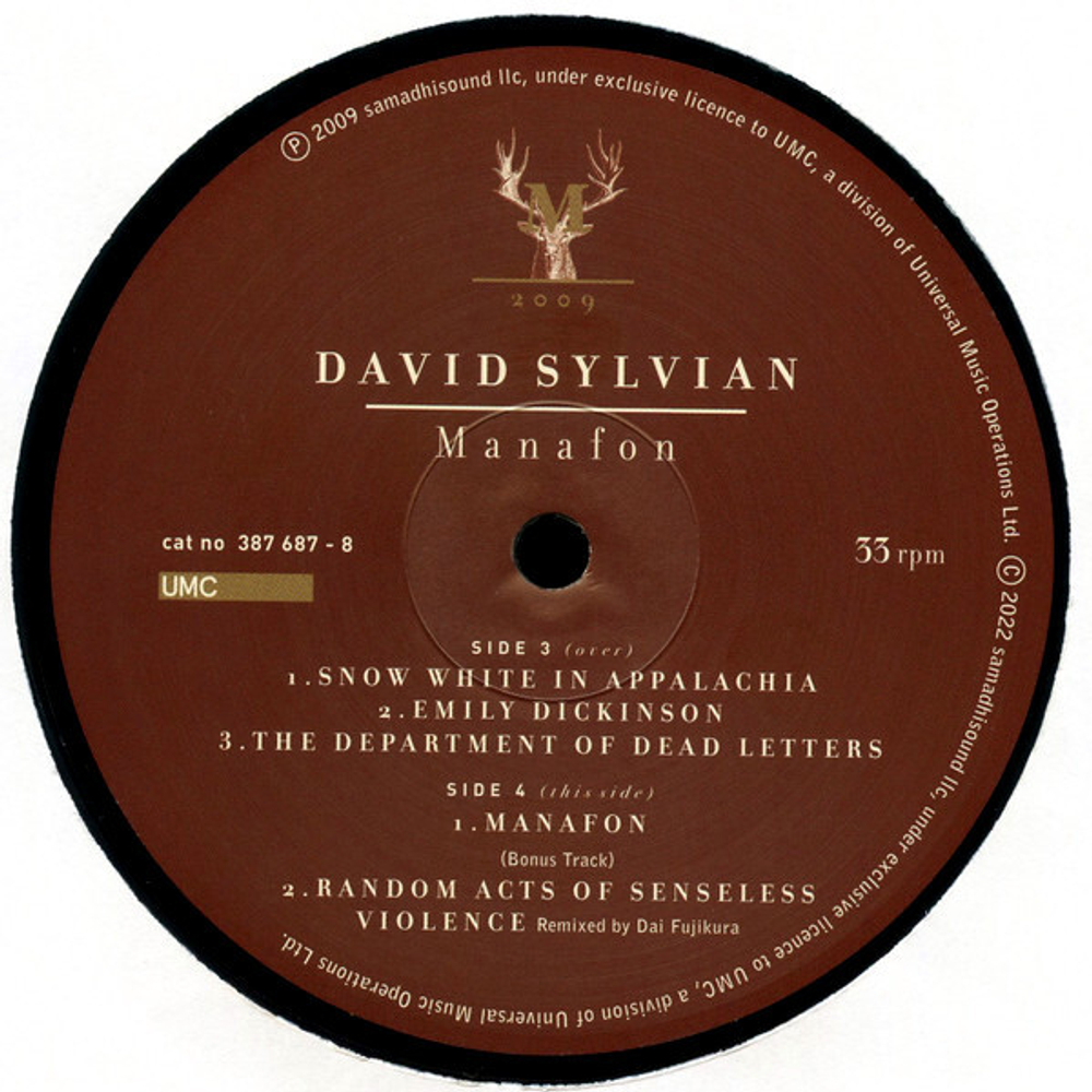 David Sylvian / Manafon (2LP)