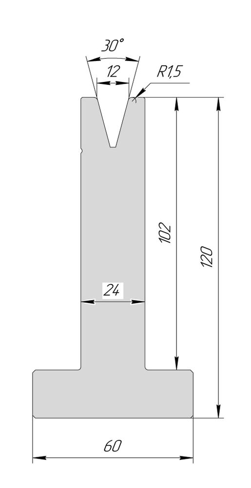 T-матрица AT 3076 30° V12 H120