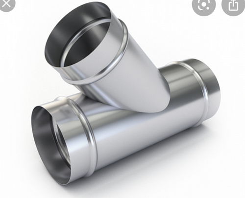 Тройник D 150 45 гр. оцинкованная сталь (Заказной)