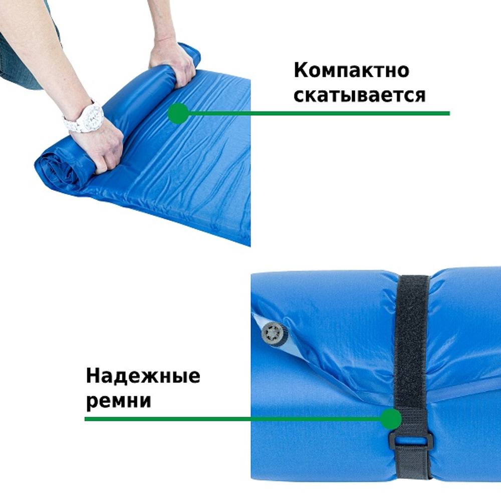 Коврик самонадувающийся Green Glade M1864