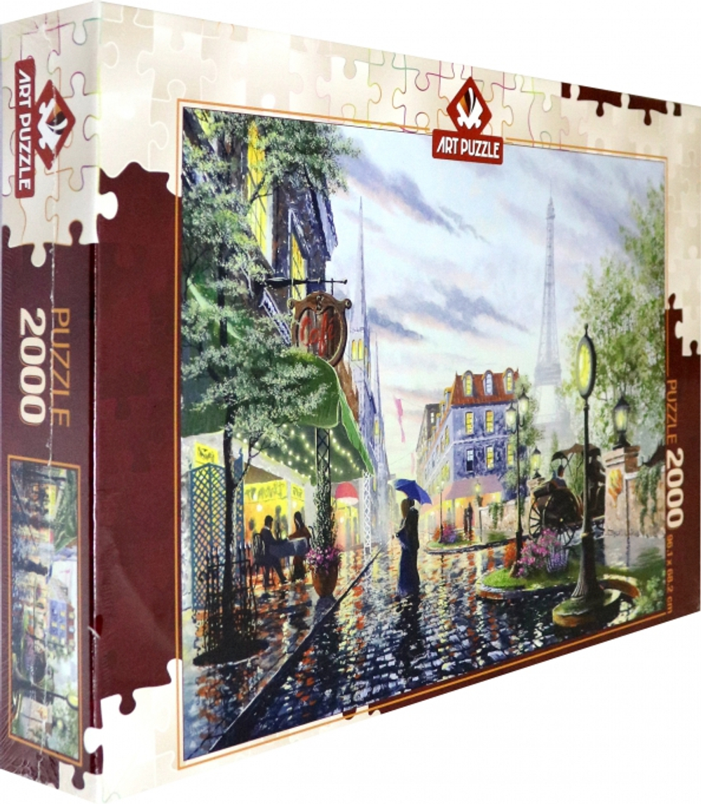 Пазл ART PUZZLE "Летний дождь, Париж", 2000 деталей , арт.4574, картонная основа, от 12 лет