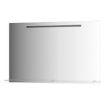 Зеркало Evoform с полочкой 120 см со встроенным LED-светильником 7 W 120x75 см