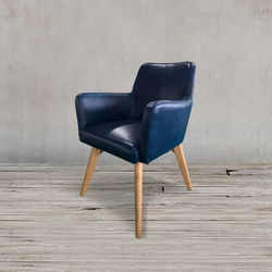 Полукресло Roomers Furniture c0097-1d/blue#b126