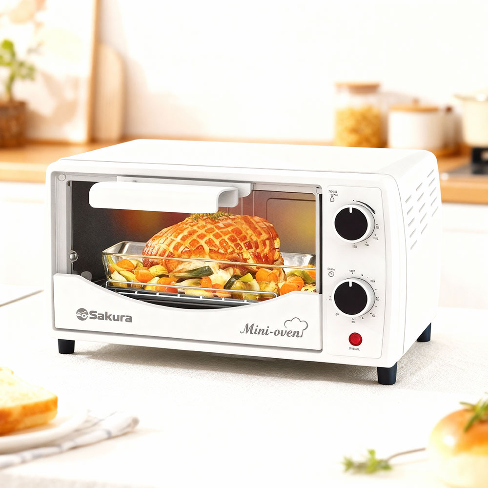 Духовка электрическая 9л 900Вт таймер, SA-7006W