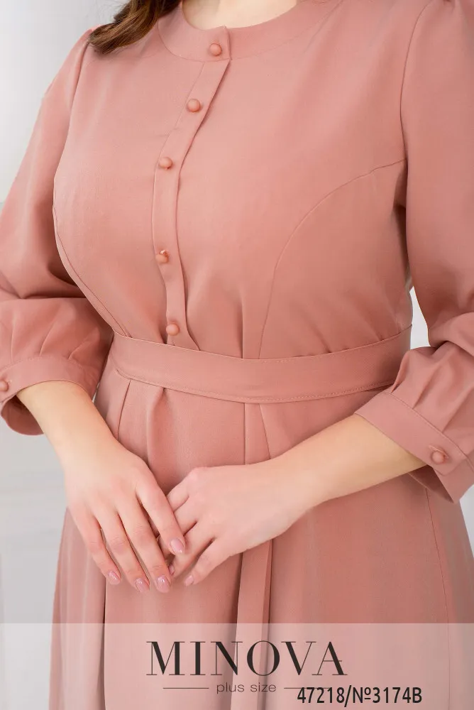 Платье 3174B-пудра Minova