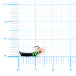 Мормышка Владимирская 617 "Гвоздик Тандем", 2мм, 0.6гр (10шт/уп)