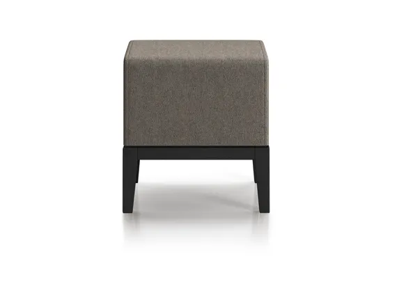 Банкетка Fjord 40 см (капучино твид, бук под эмалью)