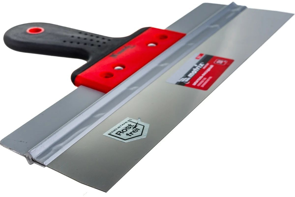 Фасадный шпатель Matrix из нержавеющей стали, 350 мм, 2-комп. ручка, широкое полотно 85539