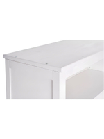IKEA Шкаф стеклянный HEMNES стекло/стекло, 198х90х37, белый/св-коричневый, из массива дерева, КЫМОР (ХЕМНЭС ИКЕА), массив сосны