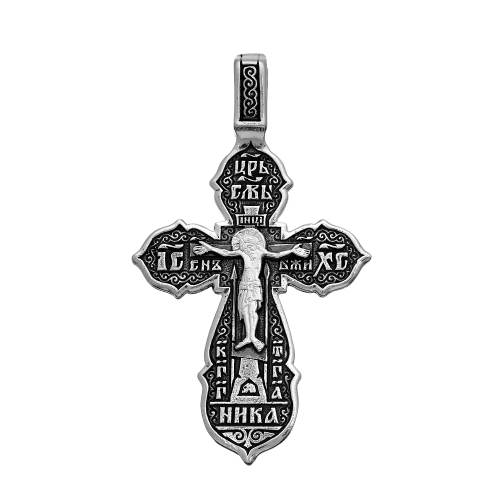 Крест из серебра/Частичное чернение