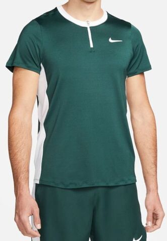 Мужское теннисное поло Nike Men's Court Dri-Fit Advantage Polo - зеленый