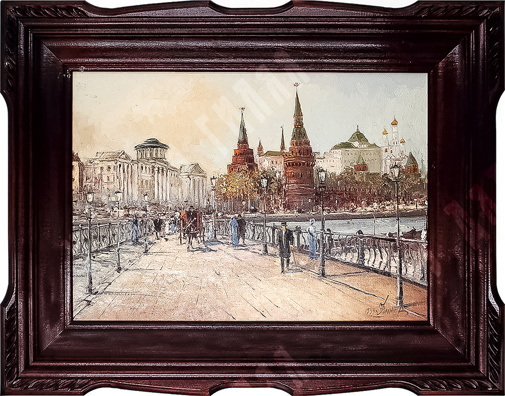 Фомин А. В. Вид на Кремль. Холст, масло. 1999.