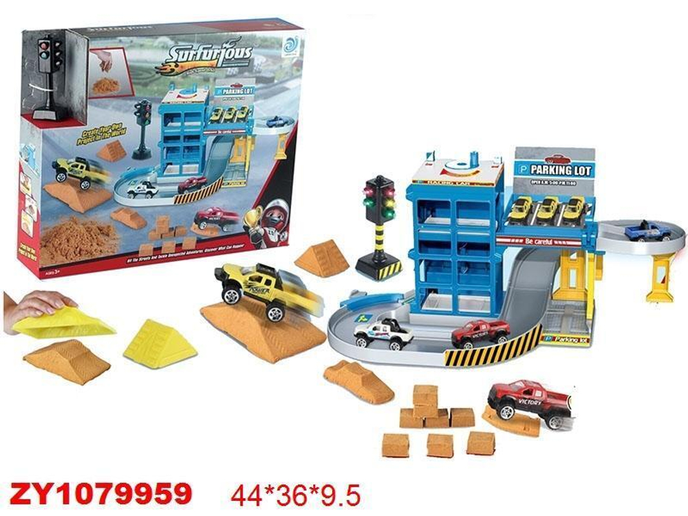 Парковка с транспортом, коробка 9977-32