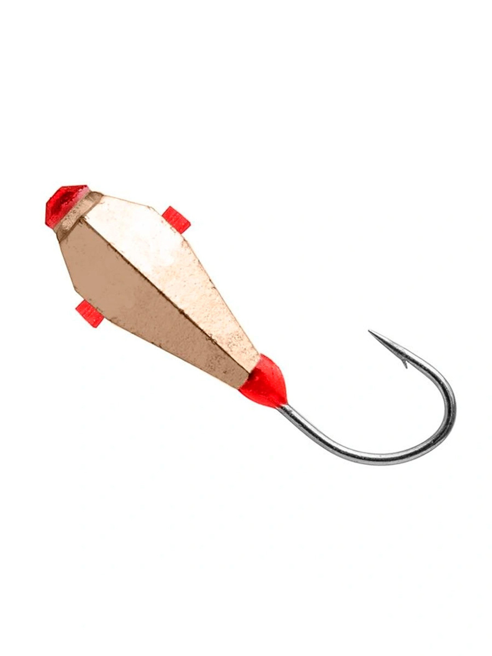 Мормышка Helios вольфрамовая Капля с отверстием граненая 3мм 0,45гр SIL кембрик, камень, подмазка фосфорная (MW-5130ACP-SIL)