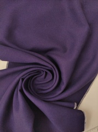 Лен с вискозой темно-фиолетовый