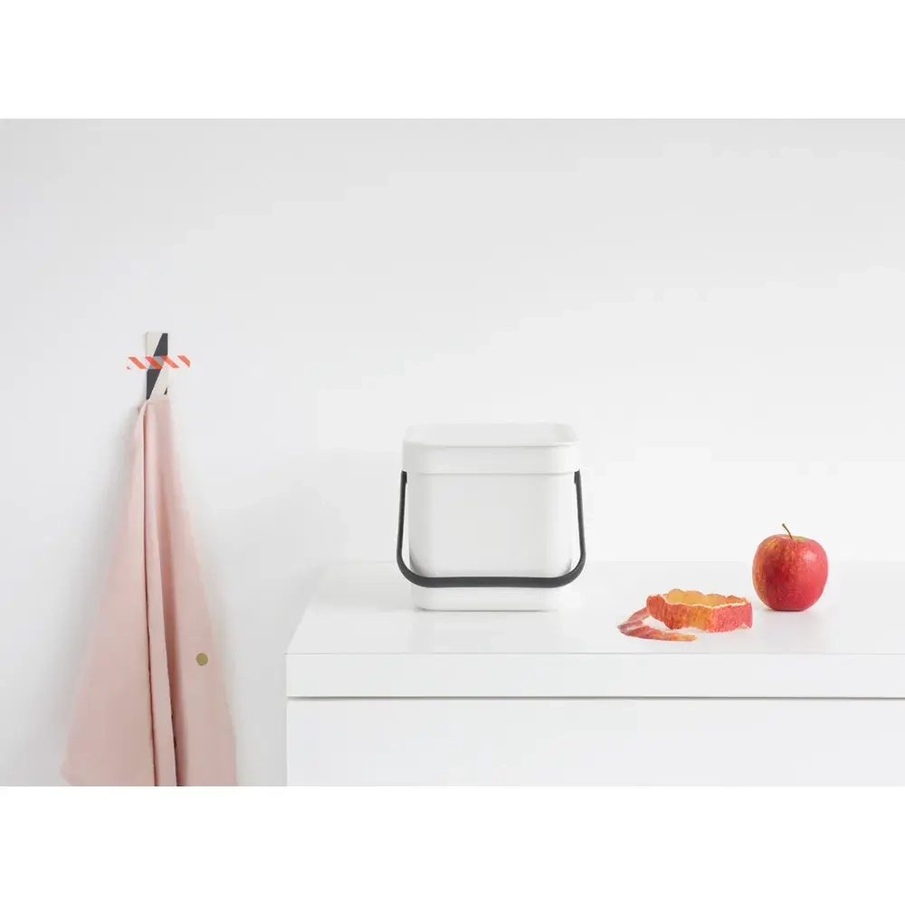 Brabantia Контейнер для сортировки мусора Sort & Go 6л, белый