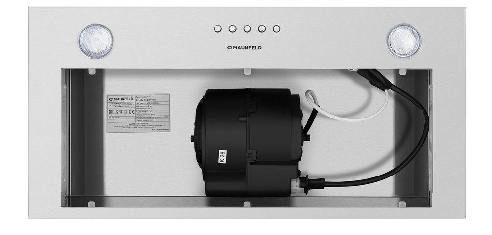 Встраиваемая вытяжка Maunfeld Crosby Singl 60 нержавеющая сталь