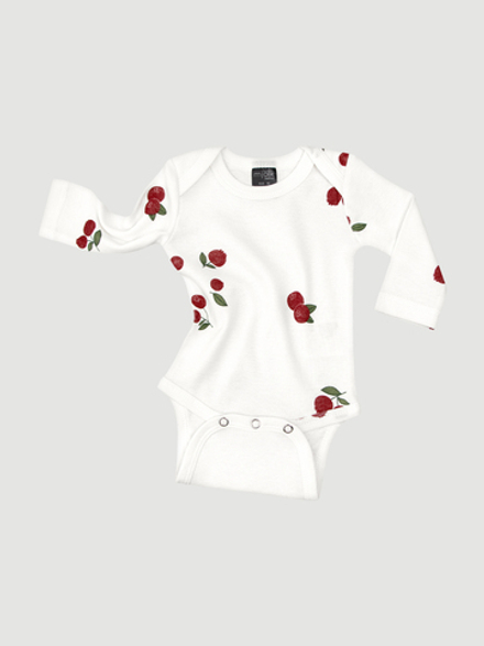 Боди Mjölk Брусника с длинным рукавом