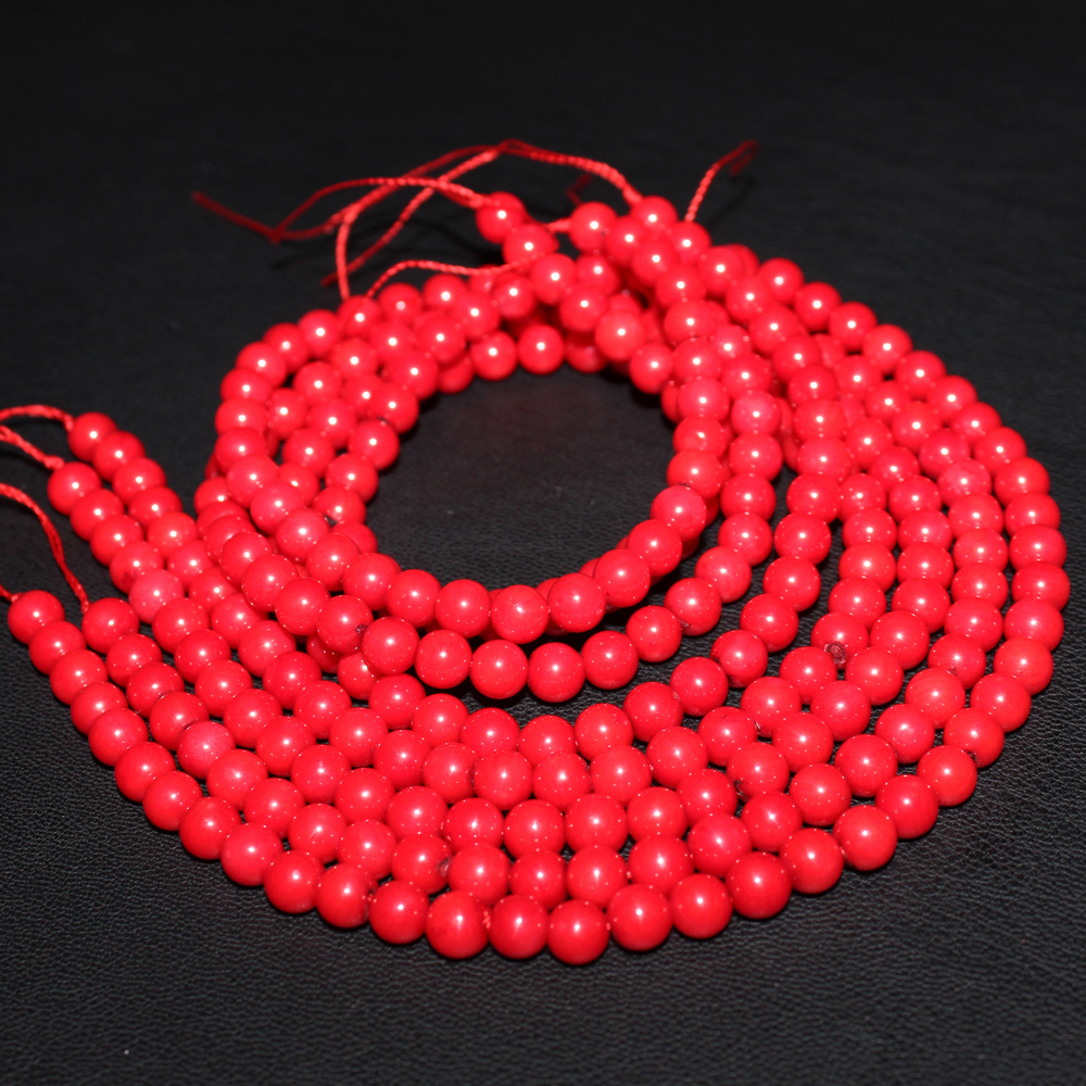 Коралл А 8мм 6мм 4мм