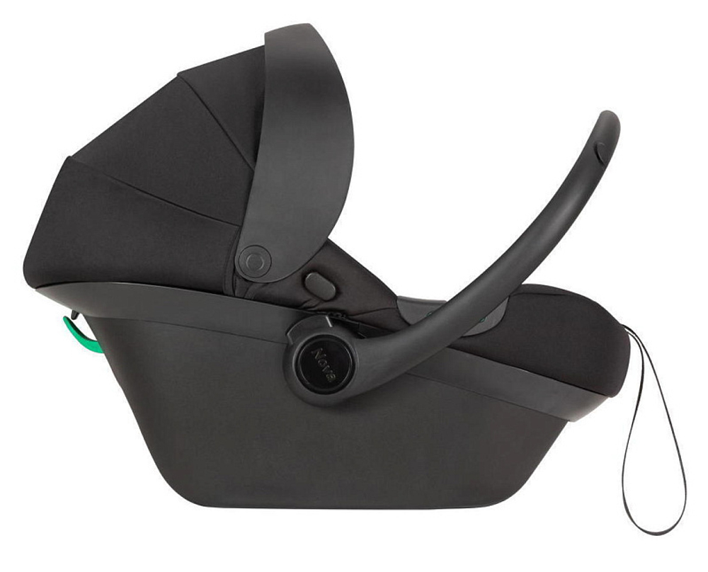 Коляска Carrello Vector 2025 CRL-6551 Nova DK791 Grey Line с базой Isofix 3 в 1 Shadow Black