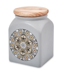 TJ-17/1 Керамическая банка сред. с крышкой