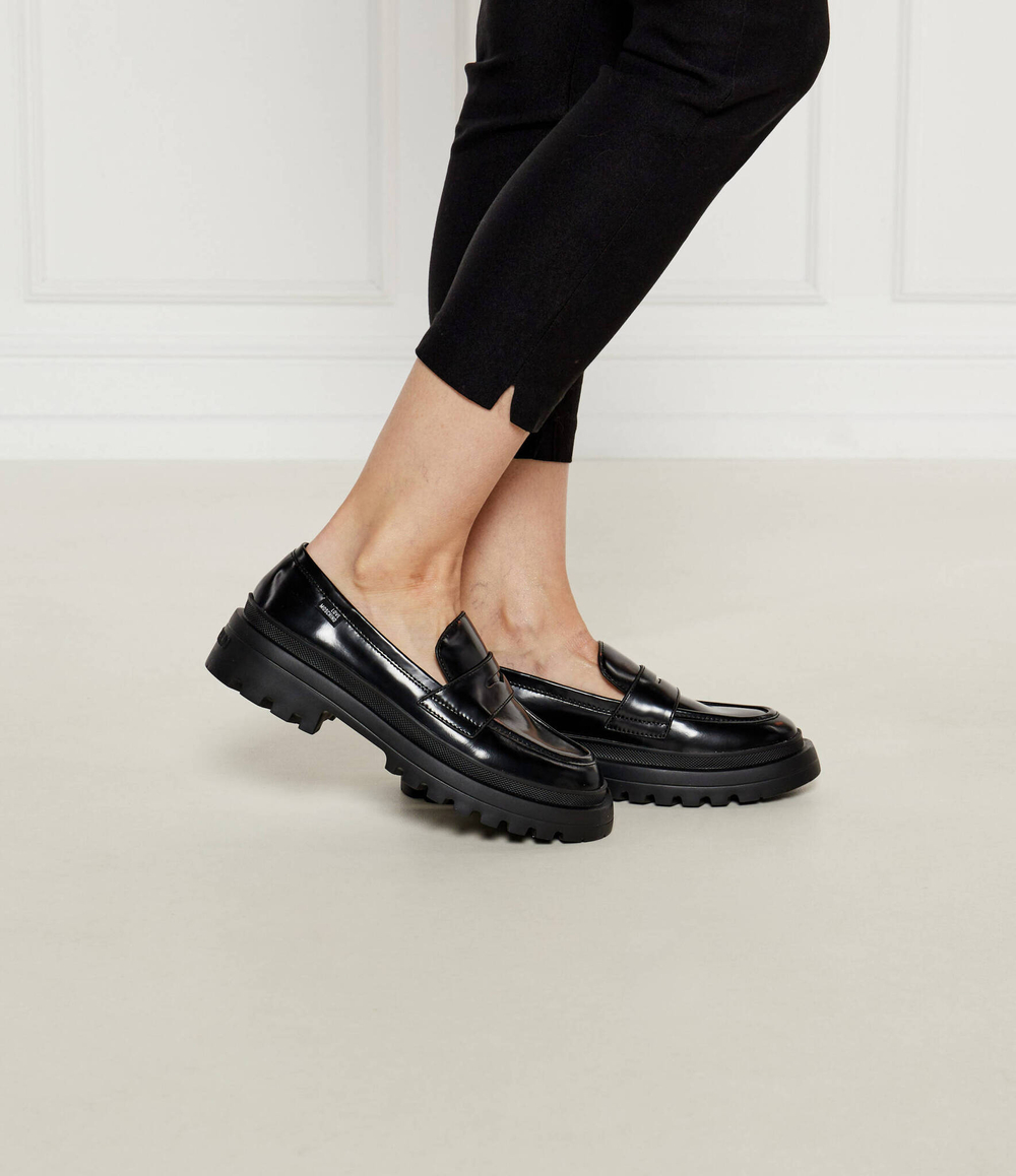 Кожаные мокасины Love Moschino - черный(JA10255G1LJD0)