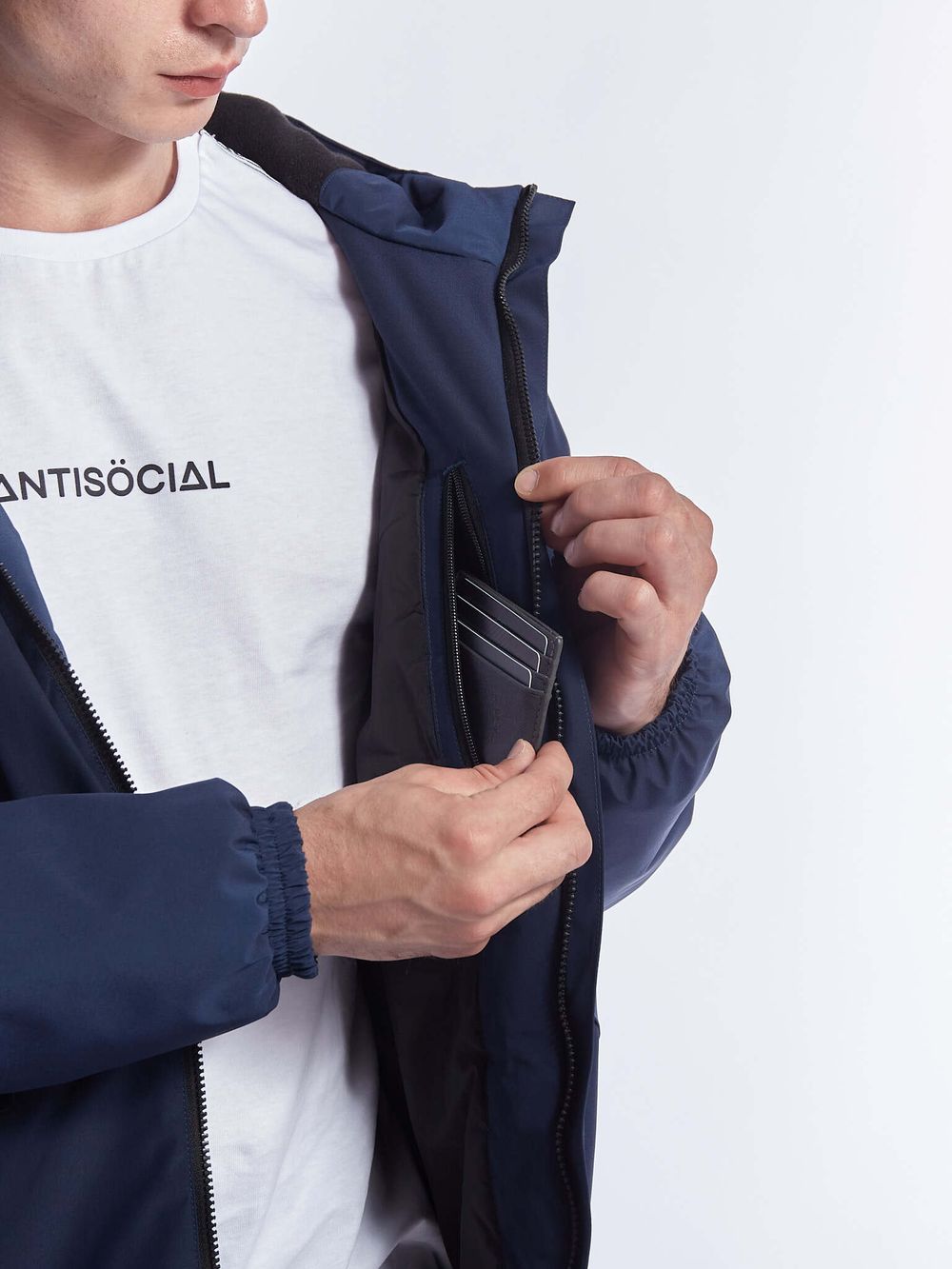 Куртка Antisocial AW24 Demi синяя