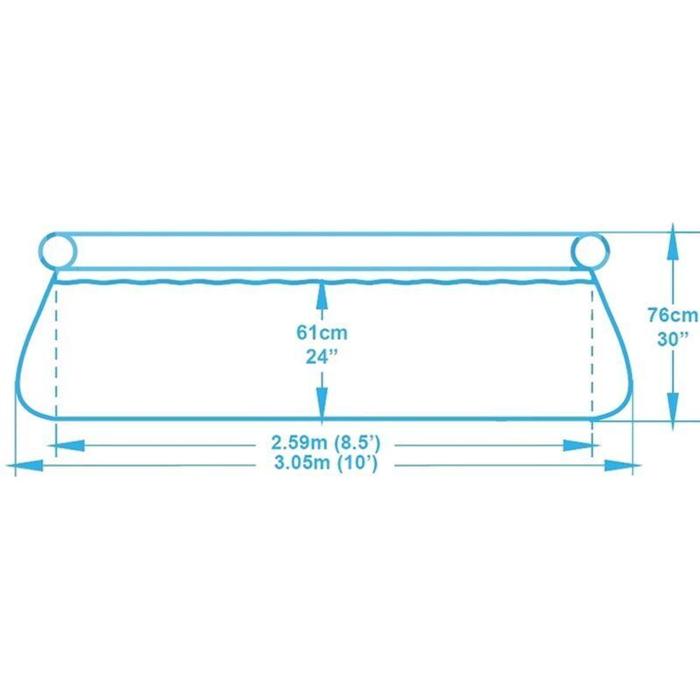 Надувной круглый бассейн Bestway 57270/57109 (305х76) с картриджным фильтром