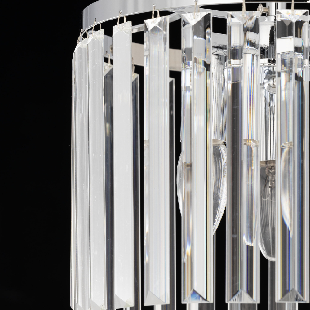 Citilux Инга CL335131 Люстра хрустальная подвесная Хром