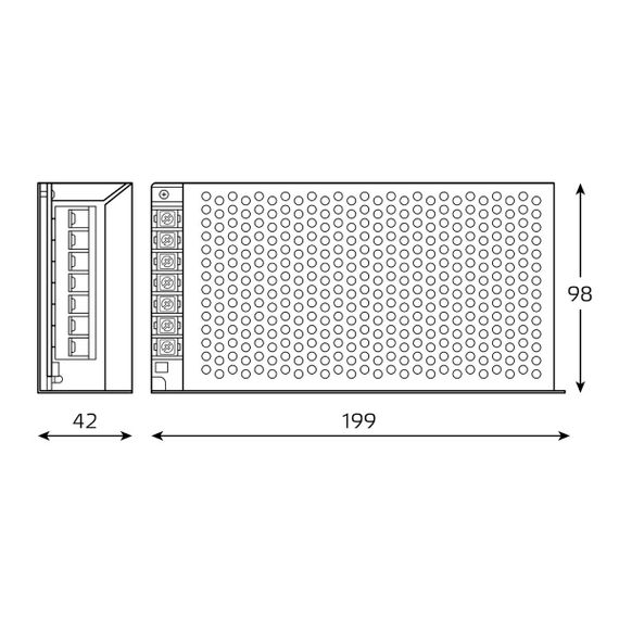 Блок питания Gauss 150W 12V IP20 BT506