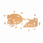 Пазл "Сотворение Адама " от Woodzle - Деревянный пазл, деталей 185, картина известного художника Микеланджело. Детали деревянного пазла разных форм