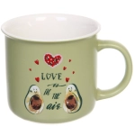 Кружка керамическая 390мл «Авокадо» в подарочной коробке