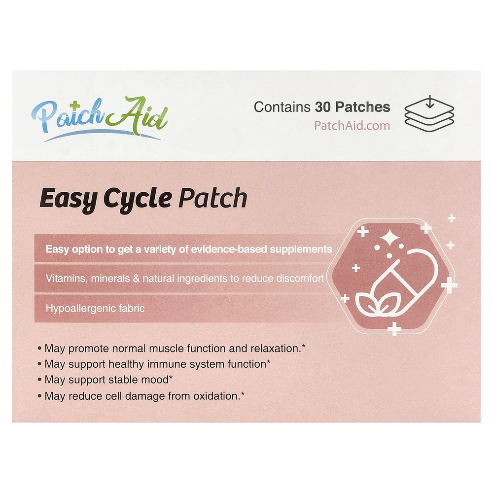 PatchAid, Easy Cycle Patch, патч для лица, 30 шт.