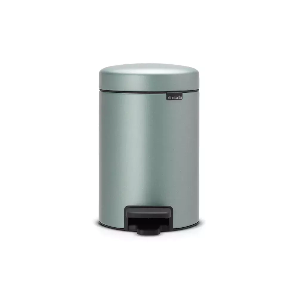 Brabantia - Контейнер для мусора NewIcon 3л, металлик мятный / артикул   113345  / GTIN 8710755113345