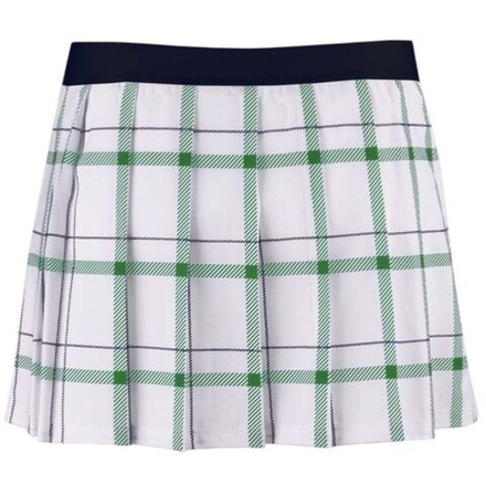 Теннисная юбка Fila Liv - white/court green check