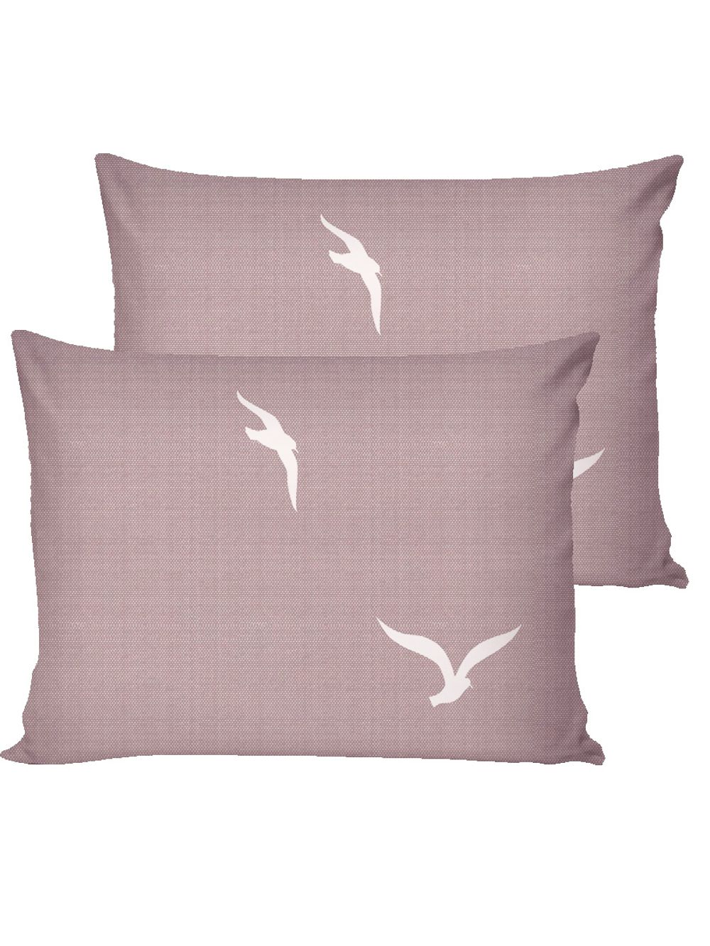 Наволочка комплект 2шт перкаль Сказка "Чайки" 40x60 см на молнии