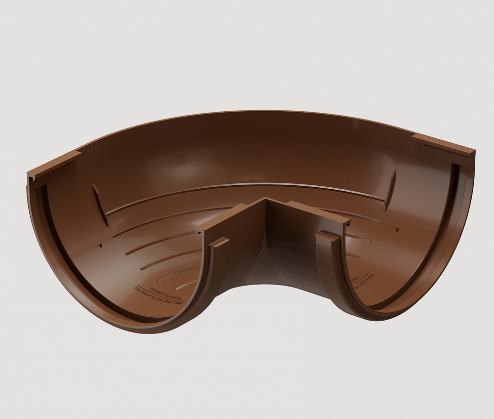 Döcke STANDARD Угловой элемент внешний 120 мм * 90˚ (Светло-коричневый)