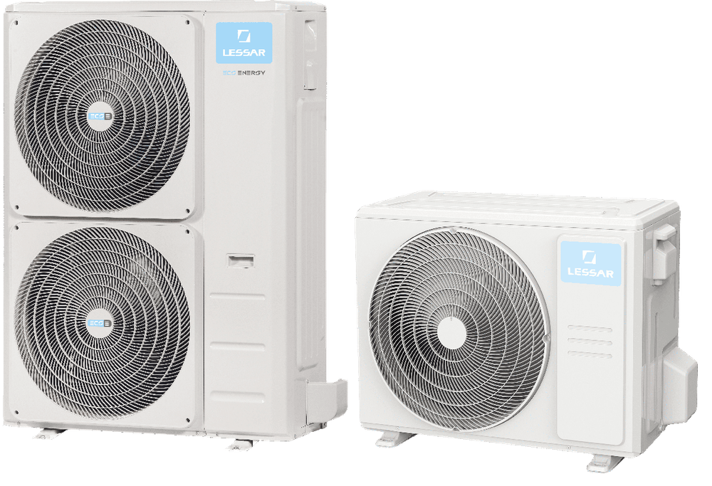 Кассетная инверторная сплит-система Lessar (завод Midea) 2025 года