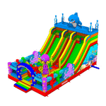 Коммерческий надувной батут «Морская волна», 10*6*6 м.