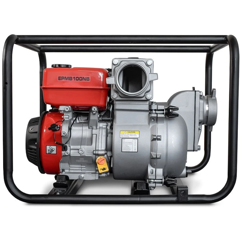 REDVOLT EPMB100NB мотопомпа бензиновая 13 л.с, 1666 л/мин, диаметр 100 мм