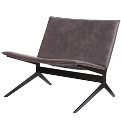 Лаунж-кресло Fly, серая замша