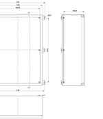 0899123 - C S6 A 740X980X210 - Пустой корпус