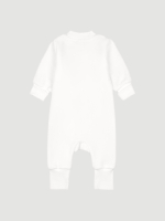 Велюровый комбинезон Mjölk Ecru, на манжетах, уценка