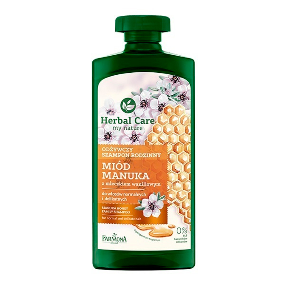 Шампунь питательный с медом Манука Farmona Herbal Care 500мл