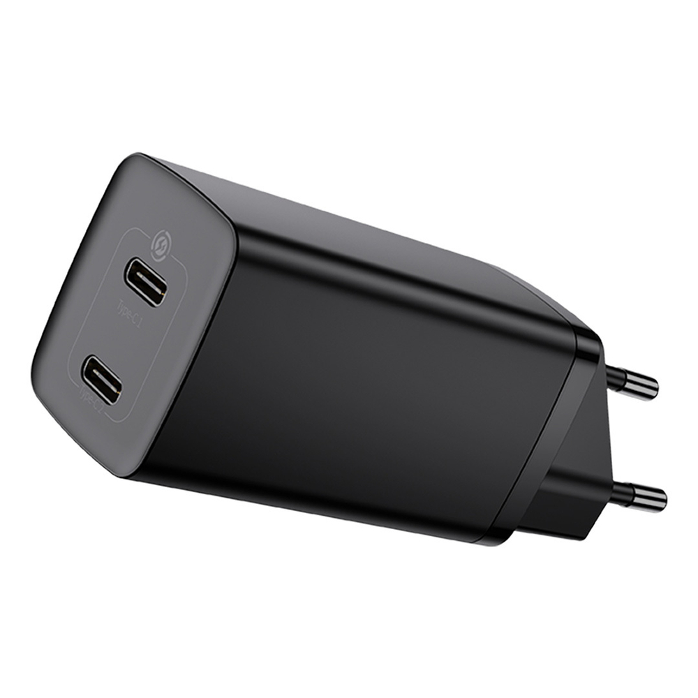 Зарядное устройство Baseus GaN2 Lite Quick Charger C+C 65W - Black