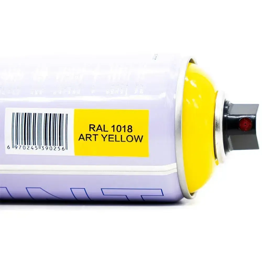 RAL 1018 желтый цинк 520мл. акриловая краска аэрозольный баллончик. Gamma Paint 41